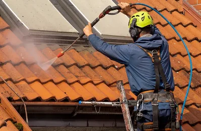 Démoussage et hydrofuge de toiture à Rodalbe